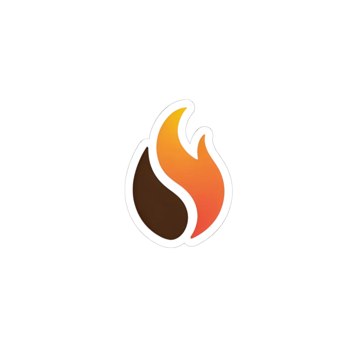 Vibrant Flame Kiss-Cut Stickers | Stylish Decals for Laptops, Water Bottles, Scrapbooking, Gift Ideas, Home Decor